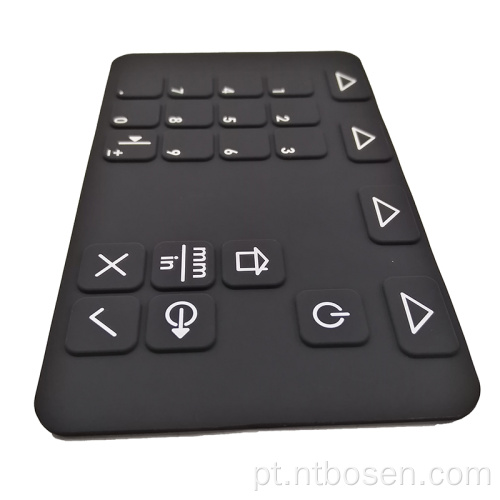 Botão de silicone para teclado de teclado do painel de instrumento a laser